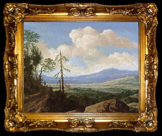 framed  Pieter de Molijn Panoramic Hilly Landscape, ta009-2